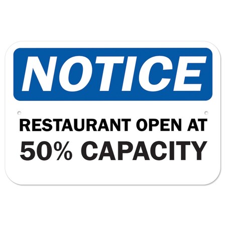 Signmission 12 in Height, Aluminum, 12" x 18", A-1218-25460 A-1218-25460